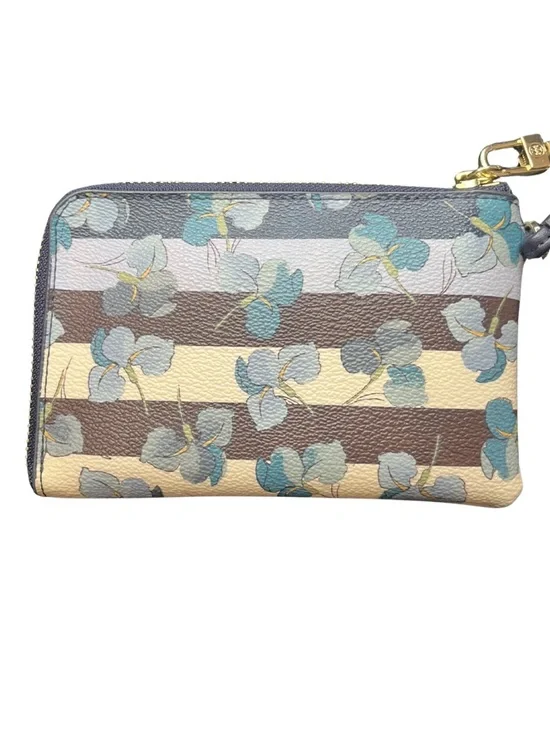 Tory Burch Kerrington Leather Floral Print Wristlet - Picture 8 of 11